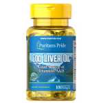 Cod Liver Oil 415 mg - 100 Softgel Puritans Pride