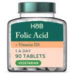 Folic Acid + Vitamin D3 - 180 Tablete Holland & Barrett