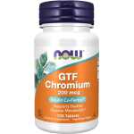GTF Chromium 200mcg 100 Tablete Now Foods